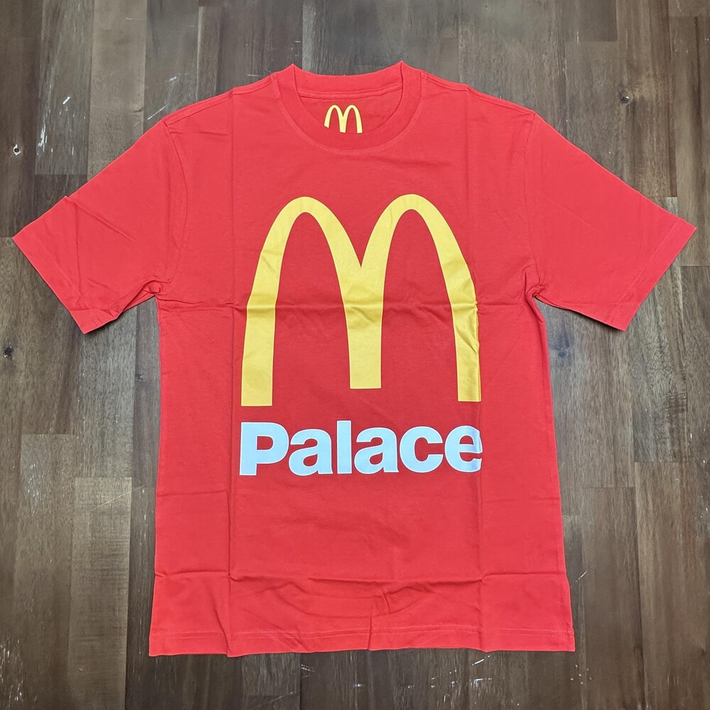 Palace McDonald's Logo Shirt Mens Medium Red Graphic Tee Skate Streetwear